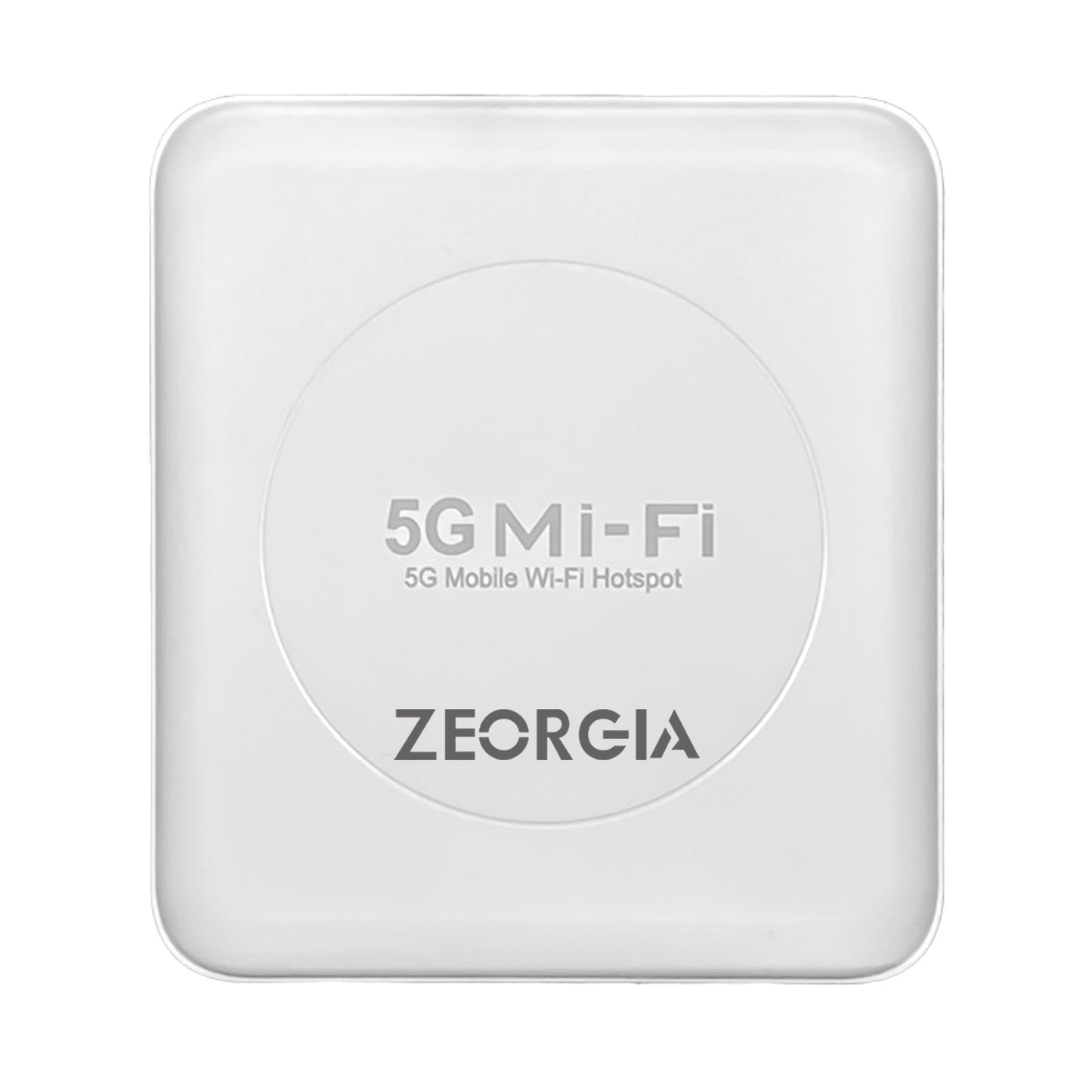 ZEORGIA 5G LTE Wireless Dongle with All Sim Network Support | Dual Band WIFI Data Card with Up to 600Mbps WIFI Hotspot | 10000mAh Rechargeable Battery (MF5606)