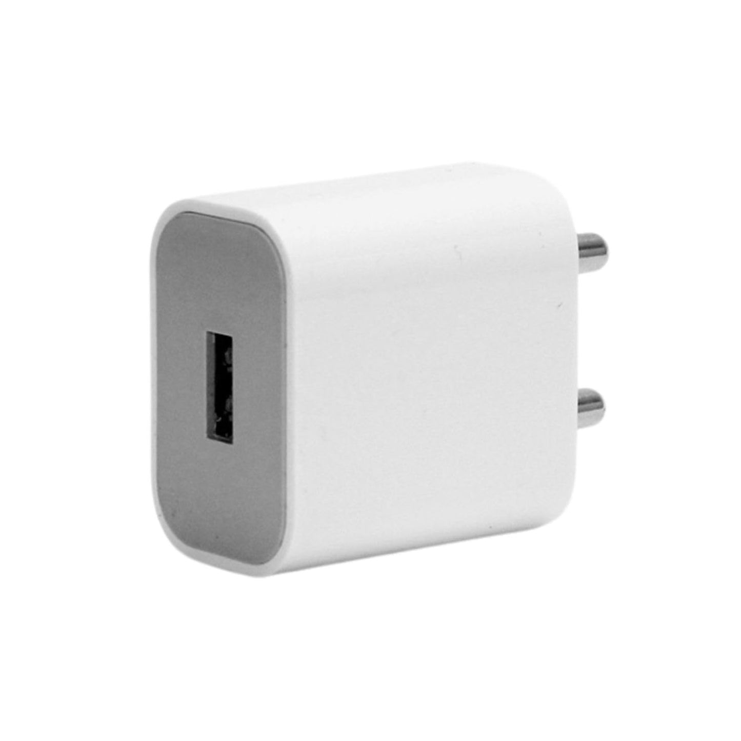 ZEORGIA ZE-IP2.4 12W Power Charger | Swift and Smart Charging with Auto-Detection, Intelligent Chip, and Advanced Safety Features | Single Port, Fireproof Design, and Proudly Made in India