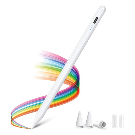 ZEORGIA Upgraded Stylus Pen for iPad | Ultra High Precision & Sensitivity, Palm Rejection, Power Display, Tilt Sensitivity, Magnetic Adsorption, Prevents False Touches