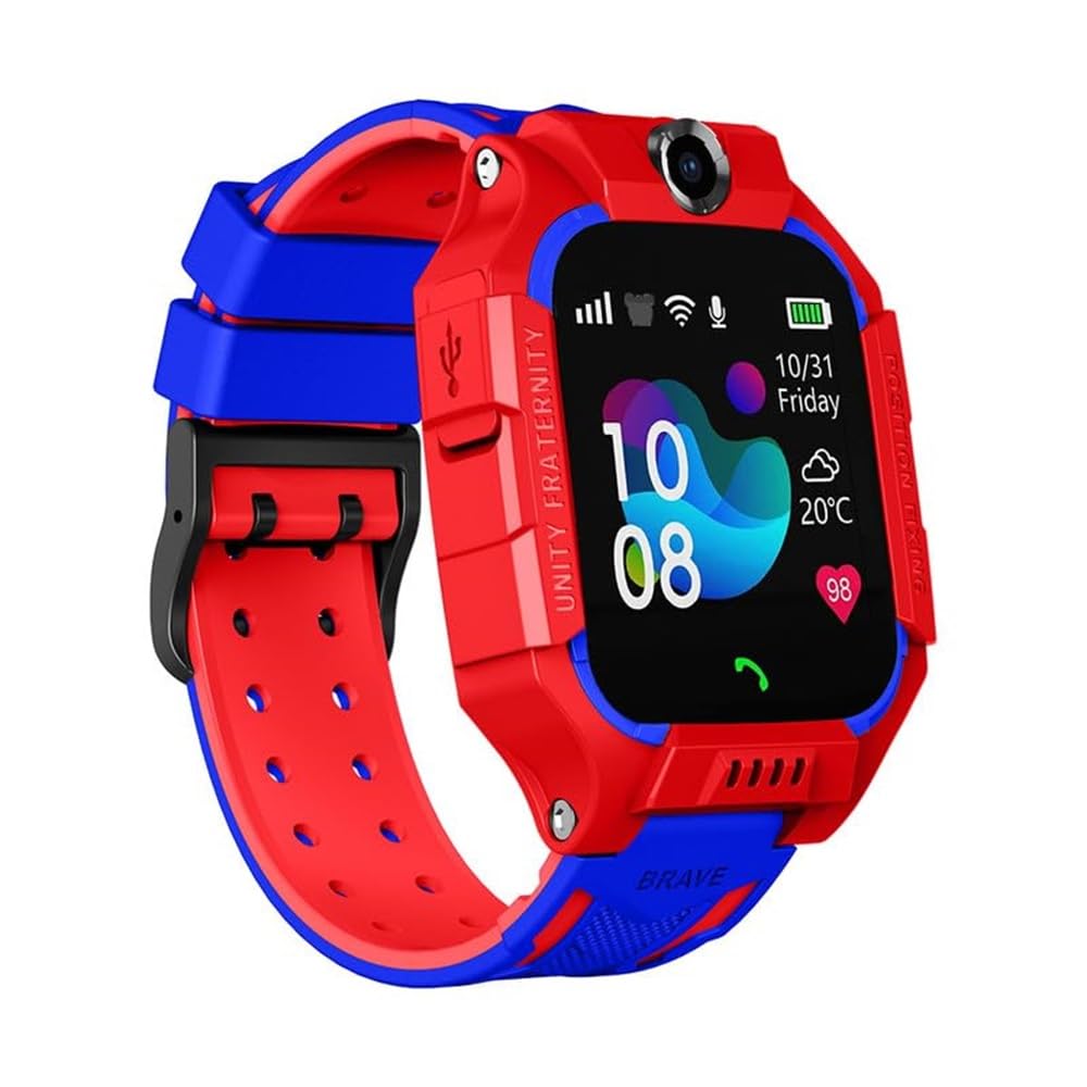 ZEORGIA Kids Calling Smart Watch for Boys & Girls | 2-Way Voice Calling & Message | Sim Card | Selfie Camera | Parent Control App | Voice Chat | Long Battery Life | LBS Location Tracking