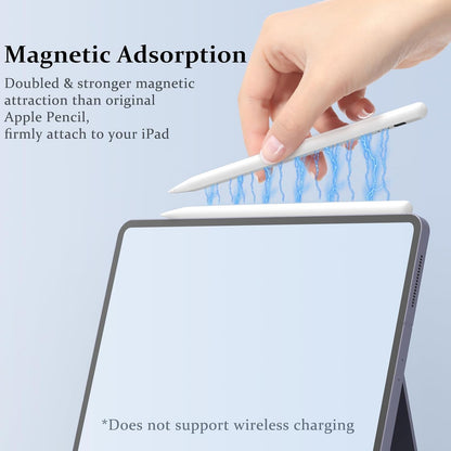 ZEORGIA Upgraded Stylus Pen for iPad | Ultra High Precision & Sensitivity, Palm Rejection, Power Display, Tilt Sensitivity, Magnetic Adsorption, Prevents False Touches