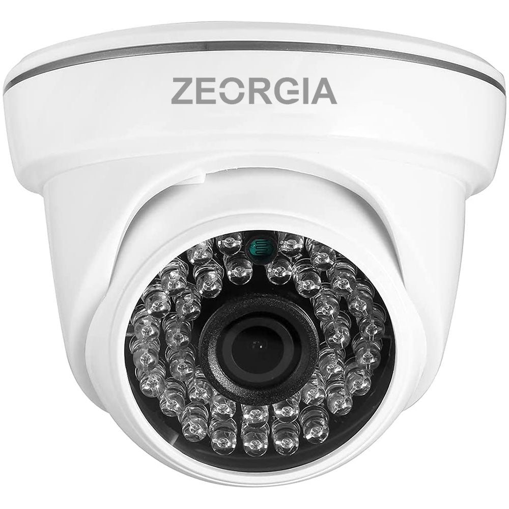 ZEORGIA Dome Camera Full HD, 1296P Resolution, Night Vision, P2P Remote View, Proudly Made in India