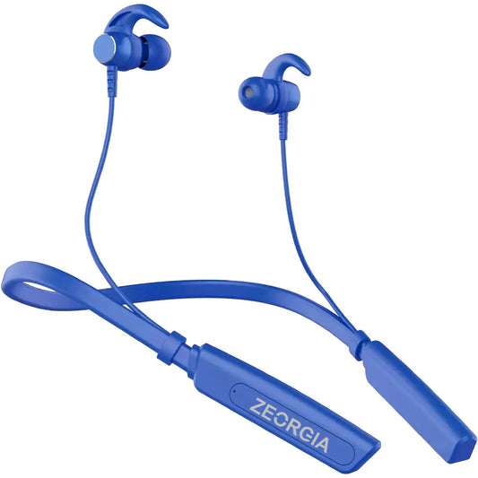 ZEORGIA ZE-Galaxy Lightweight Neckband Earphones with Magnetic Buds, Clear Voice, and Long Battery Life | Sweat & Water Resistant, Bluetooth v5.0, Proudly Made in India