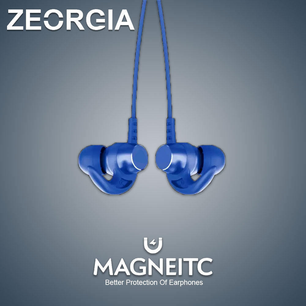 ZEORGIA ZE-Galaxy Lightweight Neckband Earphones with Magnetic Buds, Clear Voice, and Long Battery Life | Sweat & Water Resistant, Bluetooth v5.0, Proudly Made in India