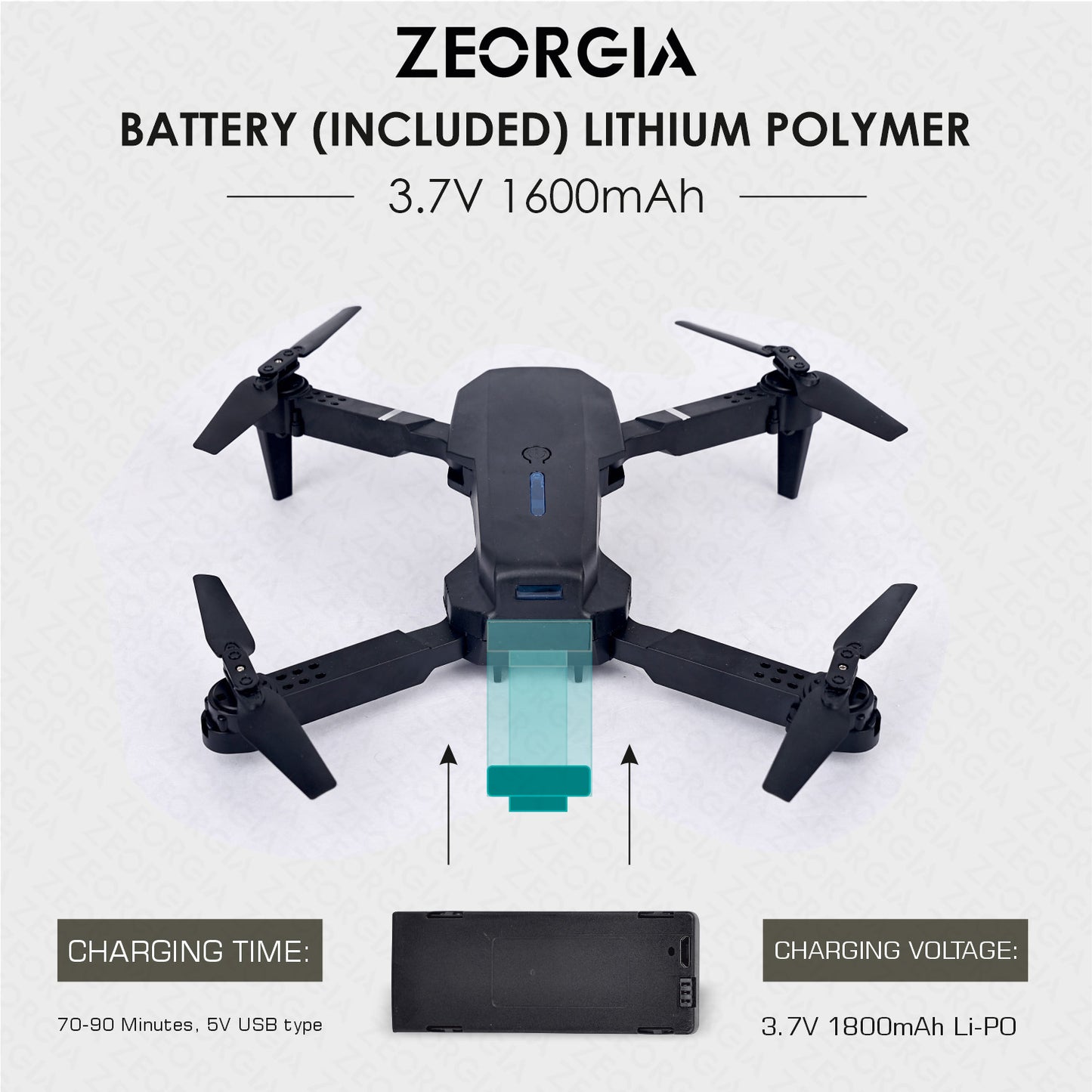 ZEORGIA ZRE88 Pro Foldable-Drone-With-Camera-For-Adults-4k-1080P-HD-Drones-Toys-GPS-Auto-Return-One-Touch-Take-off-and-Landing