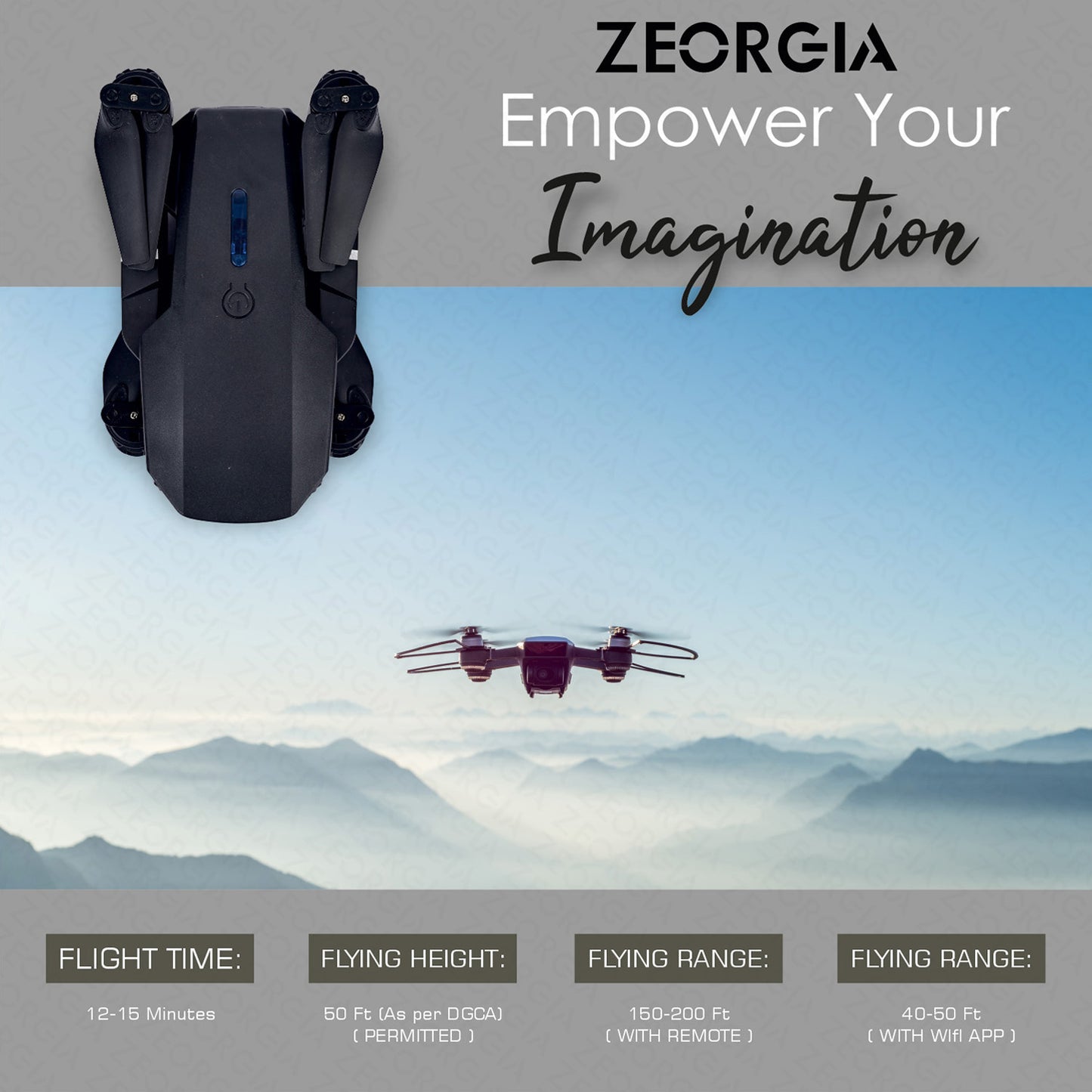 ZEORGIA ZRE88 Pro Foldable-Drone-With-Camera-For-Adults-4k-1080P-HD-Drones-Toys-GPS-Auto-Return-One-Touch-Take-off-and-Landing