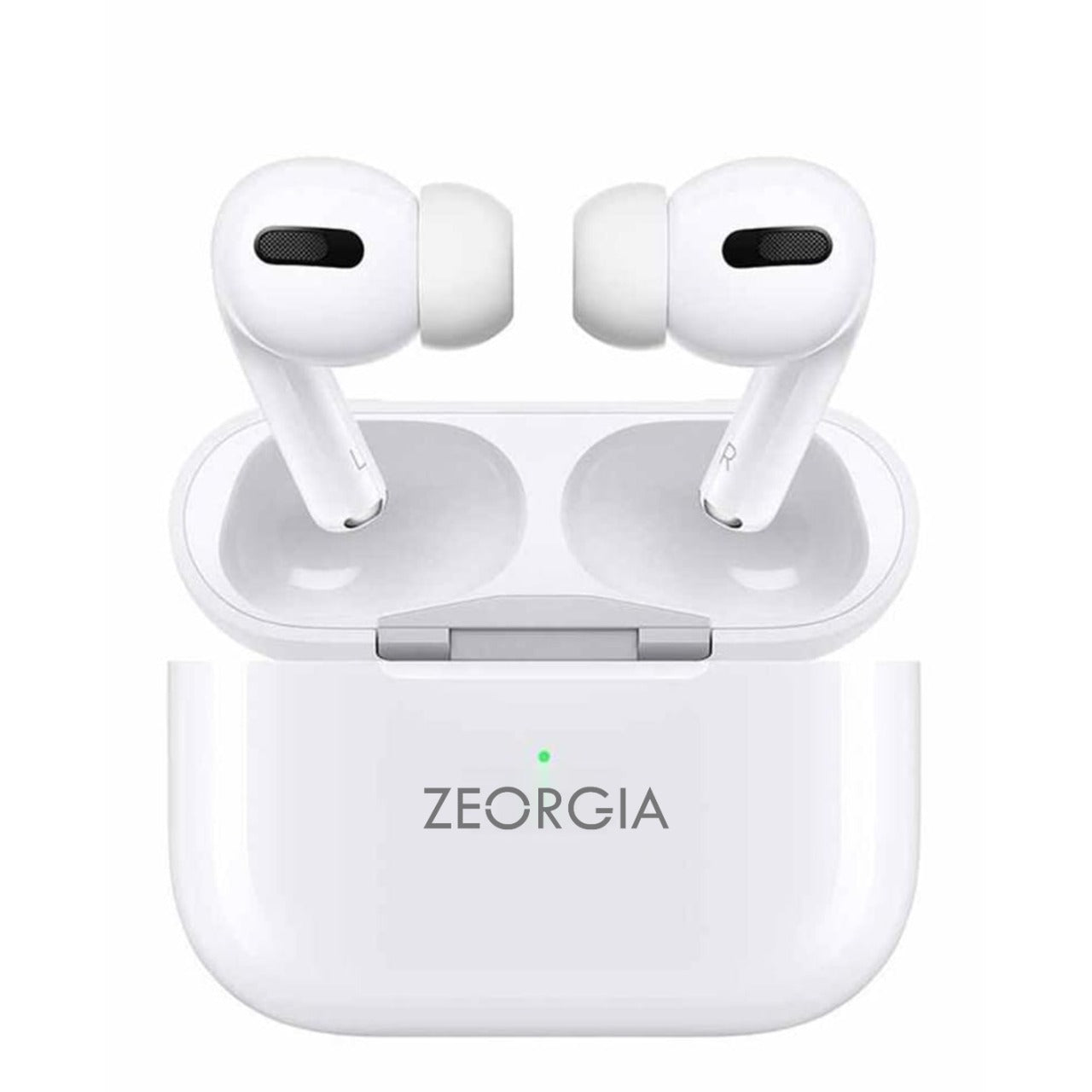 ZEORGIA ZE-ZPRO TWS Earbuds | Stylish Design, Voice Control, and Dynamic Bass | 18 Hours Playback, Sweat & Water Resistance | Bluetooth 5.0, Lightning Fast Charging | Proudly Made in India