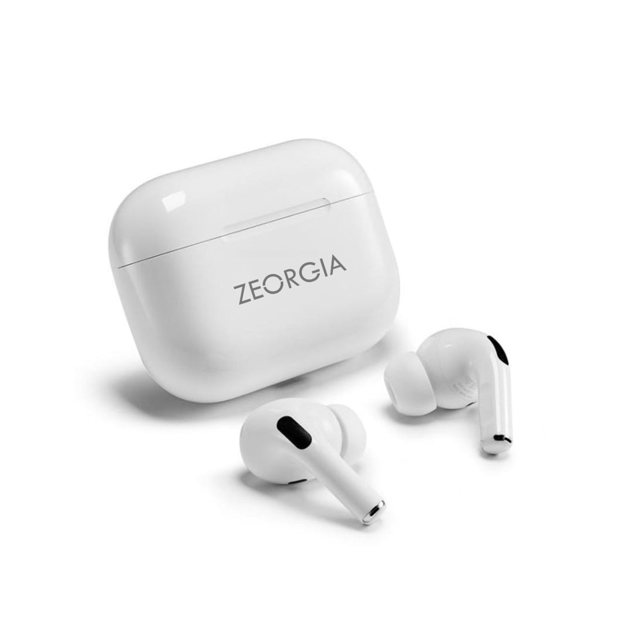 ZEORGIA ZE-ZPRO TWS Earbuds | Stylish Design, Voice Control, and Dynamic Bass | 18 Hours Playback, Sweat & Water Resistance | Bluetooth 5.0, Lightning Fast Charging | Proudly Made in India